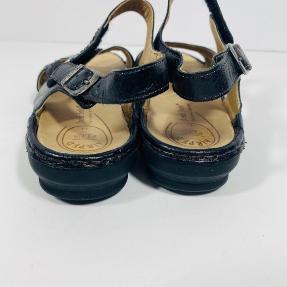 Josef Seibel Airped Plus Sandals Black Size 39 - Picture 5 of 10